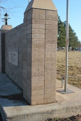 Right end of Honoring our Veterans Marker. Click for full size. Right end of Honoring our Veterans Marker image. Click for full size.