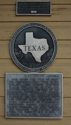 Katy Depot Markers. Click for full size. Katy Depot Markers image. Click for full size.
