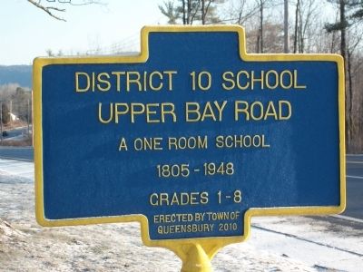 District 10 School Marker image. Click for full size.