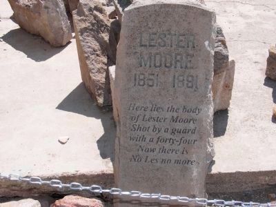 Tombstone at the Penitentiary image. Click for full size.