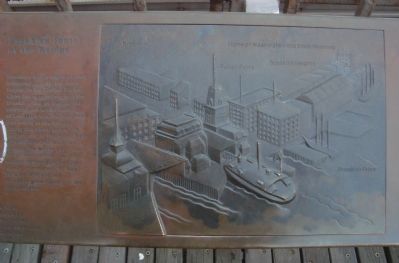 1883 New York Harbor Marker image. Click for full size.