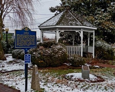 Lewes Marker in Mary Vessels Park image. Click for full size.