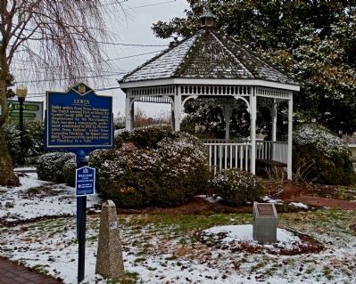 Lewes Marker in Mary Vessels Park image. Click for full size.