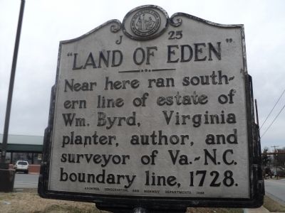 “Land of Eden” Marker. Click for full size. “Land of Eden” Marker image. Click for full size.