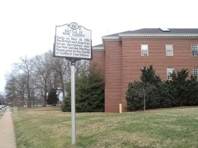 Battle of New Garden Marker image. Click for full size.