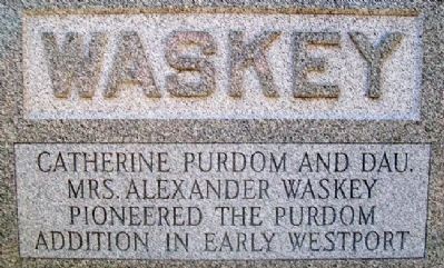 Catherine Purdom and Nancy Purdom Waskey Marker image. Click for full size.