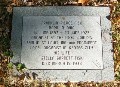 Franklin Pierce Fisk Marker. Click for full size. Franklin Pierce Fisk Marker image. Click for full size.
