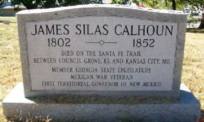 James Silas Calhoun Marker image. Click for full size.