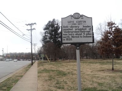 Levi Coffin Marker image. Click for full size.