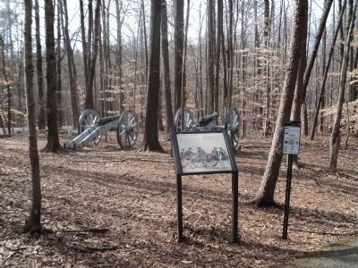 Marker at Guilford Courthouse NMP image. Click for full size.