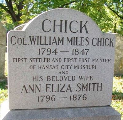 Col. William Miles Chick Marker image. Click for full size.