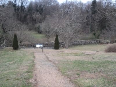Marker in the Governor Morehead Park image. Click for full size.