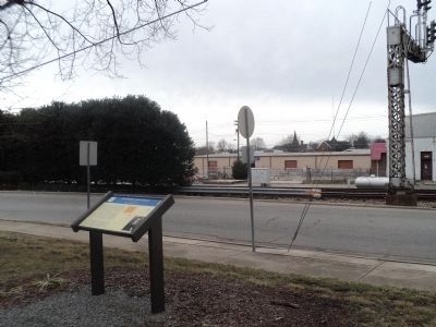 Piedmont Railroad Marker. Click for full size. Piedmont Railroad Marker image. Click for full size.