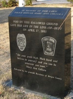 Where Police Officer Mary Ann Collura was killed image. Click for full size.