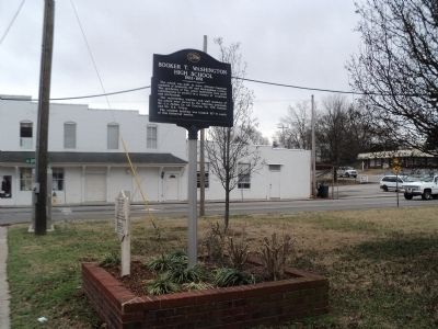Booker T. Washington High School Marker. Click for full size. Booker T. Washington High School Marker image. Click for full size.