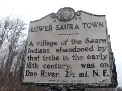 Lower Saura Town Marker image. Click for full size.