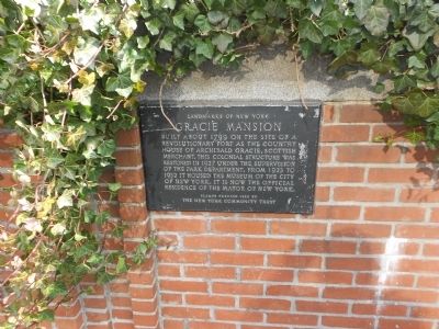 Gracie Mansion Marker image. Click for full size.