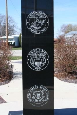 Part of A Salute to All Veterans Marker image. Click for full size.