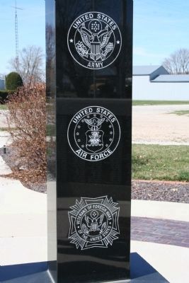 Part of A Salute to All Veterans Marker image. Click for full size.