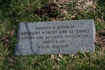 In Honor of American Korean War Veterans Marker image. Click for full size.