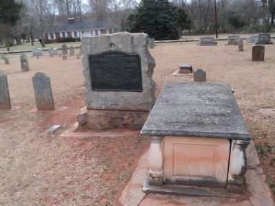 Marker in the Hopewell Presbyterian Church Cemetery. Click for full size. Marker in the Hopewell Presbyterian Church Cemetery image. Click for full size.
