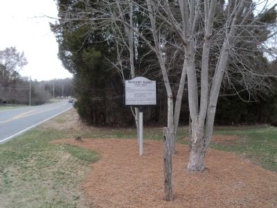 Marker on Beatties Ford Road. Click for full size. Marker on Beatties Ford Road image. Click for full size.