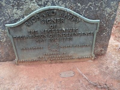 Richard Barry Grave Marker. Click for full size. Richard Barry Grave Marker image. Click for full size.