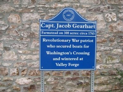Capt. Jacob Gearhart Marker image. Click for full size.