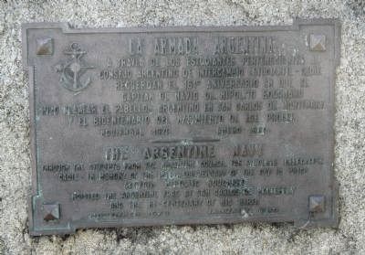 The Argentine Navy Marker. Click for full size. The Argentine Navy Marker image. Click for full size.