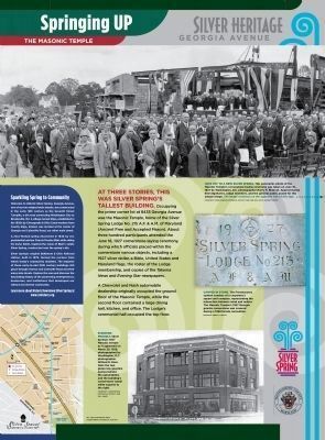 Springing Up Marker. Click for full size. Springing Up Marker image. Click for full size.