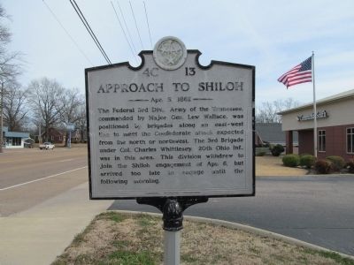 Approach to Shiloh Marker image. Click for full size.