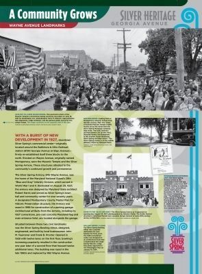 A Community Grows Marker. Click for full size. A Community Grows Marker image. Click for full size.