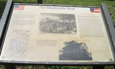 The Blacksmith Shop Marker image. Click for full size.