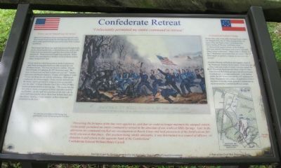 Confederate Retreat Marker image. Click for full size.