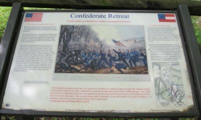 Confederate Retreat Marker image. Click for full size.
