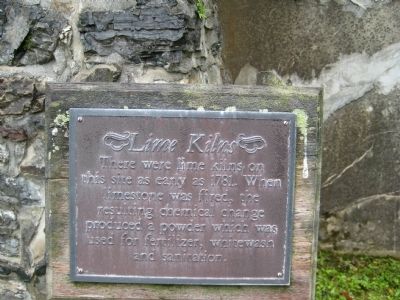 Lime Kilns Marker. Click for full size. Lime Kilns Marker image. Click for full size.