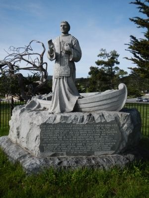 Here ... landed Very Rev. Father Junipero Serra Marker image. Click for full size.
