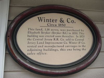 Winter & Co. Marker. Click for full size. Winter & Co. Marker image. Click for full size.
