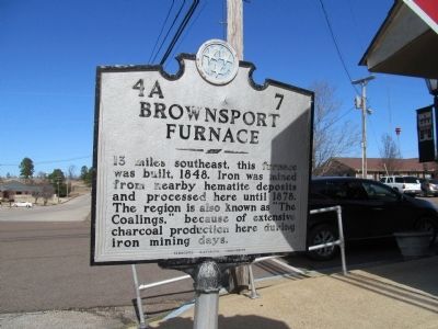 Brownsport Furnace Marker image. Click for full size.