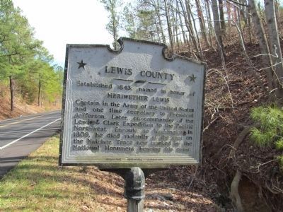 Lewis County Marker image. Click for full size.