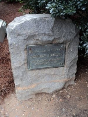 Andrew Johnson Birth Site Marker image. Click for full size.