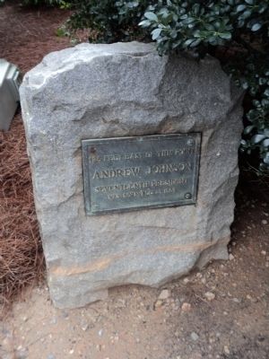 Andrew Johnson Birth Site Marker. Click for full size. Andrew Johnson Birth Site Marker image. Click for full size.