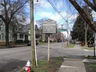 Marker in Raleigh image. Click for full size.