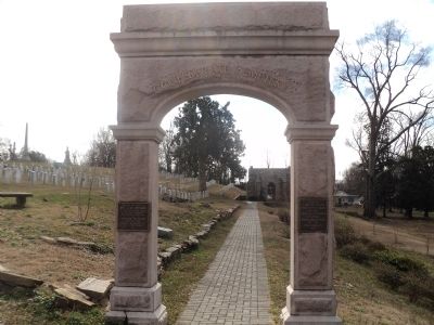 Confederate Section of Oakwood Cemetery image. Click for full size.