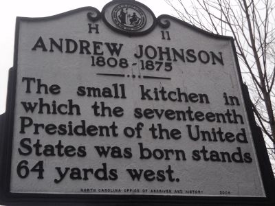 Andrew Johnson Marker. Click for full size. Andrew Johnson Marker image. Click for full size.