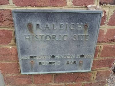Second Marker on Andrew Johnson Birth House image. Click for full size.