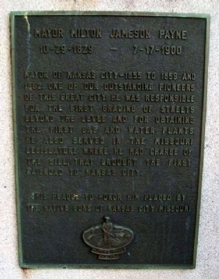 Mayor Milton Jameson Payne Marker. Click for full size. Mayor Milton Jameson Payne Marker image. Click for full size.