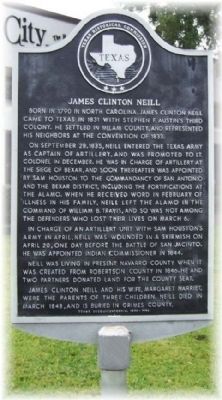 James Clinton Neill Marker image. Click for full size.