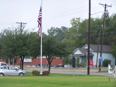 James Clinton Neill Marker, looking westward along West 2nd Street image. Click for full size.