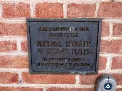 Brown County (Indiana) Courthouse on National Register Marker. Click for full size. Brown County (Indiana) Courthouse on National Register Marker image. Click for full size.